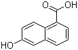 structure of CAS# 2437-17-4, 6-羟基-1-萘甲酸