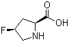 structure of CAS# 2438-57-5, (2S,4S)-4-氟吡咯烷-2-甲酸