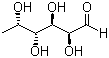 structure of CAS# 2438-80-4, L-(-)-Fucose