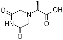 (S)-2-(3,5-二氧代哌嗪-1-基)丙酸分子结构 (CAS 244161-09-9)