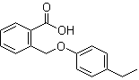 2-(4-乙基苯氧基甲基)苯甲酸分子结构 (CAS 244219-99-6)