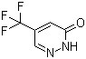 structure of CAS# 244268-34-6, 5-三氟甲基-2H-哒嗪-3-酮