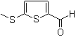 structure of CAS# 24445-35-0, 2-(甲硫基)噻吩-5-甲醛
