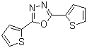 2,5-二-2-噻吩基-1,3,4-恶二唑分子结构 (CAS 24447-14-1)