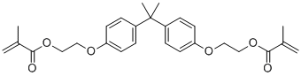 structure of CAS# 24448-20-2, 双酚A双(2-羟基乙基醚)二甲基丙烯酸酯