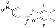 4-硝基苯磺酸五氟苯基酯分子结构 (CAS 244633-31-6)