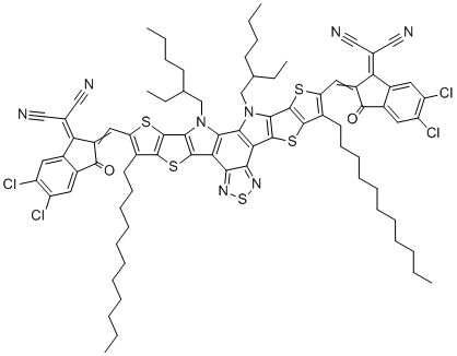 Y7/BTP-4Cl分子结构 (CAS 2447642-40-0)
