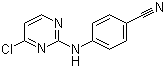 structure of CAS# 244768-32-9, 4-[(4-氯-2-嘧啶基)氨基]苯腈