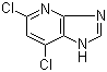 structure of CAS# 24485-01-6, 5,7-二氯-1H-咪唑并[4,5-b]吡啶
