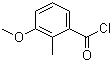 structure of CAS# 24487-91-0, 2-甲基-3-甲氧基苯甲酰氯
