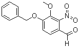 structure of CAS# 2450-27-3, 4-(苄氧基)-3-甲氧基-2-硝基苯甲醛