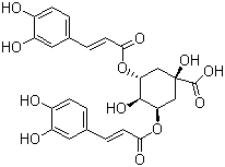 structure of CAS# 2450-53-5, 异绿原酸 A