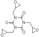 structure of CAS# 2451-62-9, 1,3,5-三缩水甘油-S-三嗪三酮