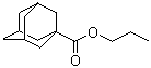 structure of CAS# 24556-15-8, 1-Adamantanecarboxylic acid propyl ester