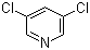 structure of CAS# 2457-47-8, 3,5-Dichloropyridine