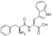 structure of CAS# 24587-41-5, L-Phenylalanyl-L-tryptophan