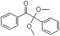 structure of CAS# 24650-42-8, 2,2-Dimethoxy-2-phenylacetophenone