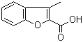 3-甲基苯并呋喃-2-羧酸分子结构 (CAS 24673-56-1)