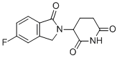 3-(5-氟-1-氧代异吲哚啉-2-基)哌啶-2,6-二酮分子结构 (CAS 2468780-76-7)
