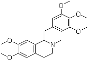 CAS # 24734-71-2, 5'-Methoxylaudanosine, 1,2,3,4-Tetrahydro-6,7-dimethoxy-2-methyl-1-[(3,4,5-trimethoxyphenyl)methyl]isoquinoline