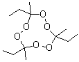 CAS # 24748-23-0, 3,6,9-Triethyl-3,6,9-trimethyl-1,2,4,5,7,8-hexoxonane, 3,6,9-Triethyl-3,6,9-trimethyl-1,4,7-triperoxonane, 3,6,9-Triethyl-3,6,9-trimethyl-1,4,7-triperoxynonane, Trigonox 301, Trigonox 301-20PP-pd