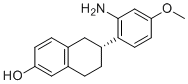 (6R)-6-(2-氨基-4-甲氧基苯基)-5,6,7,8-四氢萘-2-醇分子结构 (CAS 2477812-39-6)