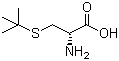 CAS # 2481-10-9, D-S-tert-Butylcysteine, (R)-2-Amino-3-(St-butylthio)propanoic acid