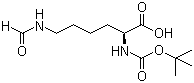 structure of CAS# 2483-47-8, N-叔丁氧羰基-N'-甲酰基-L-赖氨酸