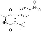 structure of CAS# 2483-49-0, Boc-L-alanine 4-nitrophenyl ester