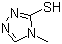 4-甲基-4H-3-巯基-1,2,4-三氮唑分子结构 (CAS 24854-43-1)