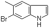 6-溴-5-甲基吲哚分子结构 (CAS 248602-16-6)