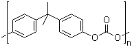 聚碳酸酯树脂分子结构 (CAS 24936-68-3)