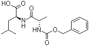 structure of CAS# 24959-68-0, N-(苄氧羰基)-L-丙氨酰-L-亮氨酸