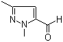 structure of CAS# 25016-09-5, 1,3-二甲基-1H-吡唑-5-甲醛