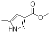 structure of CAS# 25016-17-5, 5-甲基-1H-吡唑-3-羧酸甲酯