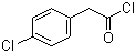 对氯苯乙酰氯分子结构 (CAS 25026-34-0)