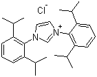 structure of CAS# 250285-32-6, 1,3-双(2,6-二异丙基苯基)氯化咪唑鎓