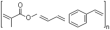 甲基丙烯酸甲酯-丁二烯-苯乙烯共聚物分子结构 (CAS 25053-09-2)
