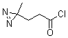 3-甲基-3H-双吖丙啶-3-丙酰氯分子结构 (CAS 25055-90-7)