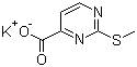 CAS 登录号：250726-38-6, 2-甲硫基嘧啶-4-甲酸钾盐