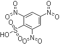 structure of CAS# 2508-19-2, 2,4,6-三硝基苯磺酸