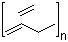 1-丁烯与乙烯的聚合物分子结构 (CAS 25087-34-7)