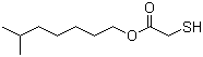 巯基乙酸异辛酯分子结构 (CAS 25103-09-7)