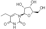 structure of CAS# 25110-76-3, 5-乙基尿苷