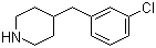 4-(3-氯苄基)哌啶分子结构 (CAS 251107-31-0)