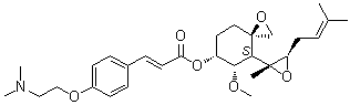 CAS # 251111-30-5, Beloranib, O-[4-(2-Dimethylaminoethoxy)-trans-cinnamoyl]fumagillol, ZGN 440