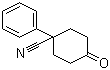 4-氰基-4-苯基环己酮分子结构 (CAS 25115-74-6)