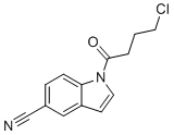 CAS # 2512200-37-0, Vilazodone Impurity 10, 1-(4-Chlorobutanoyl)-1H-indole-5-carbonitrile