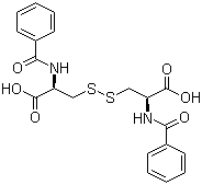 structure of CAS# 25129-20-8, N,N'-二苯甲酰基-L-胱氨酸