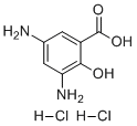 structure of CAS# 2514682-10-9, Mesalazine (Mesalamine) EP Impurity J DiHCl